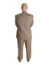 Businessman backside Royalty Free Stock Photo