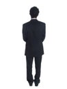 Businessman - backside Royalty Free Stock Photo