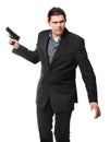 Businessman bodyguard Royalty Free Stock Photo