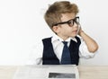 Businessman Boy Young Occupation Dream Job Royalty Free Stock Photo