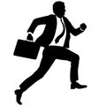 Businessman with briefcase