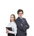 Businessman and businesswoman Royalty Free Stock Photo