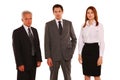 Businessman and businesswoman standing Royalty Free Stock Photo