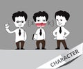 Businessman cartoon character