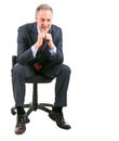 Businessman chair Royalty Free Stock Photo