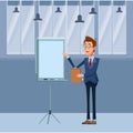 Businessman with checklist Royalty Free Stock Photo