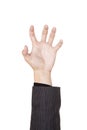 Businessman - claw hand Royalty Free Stock Photo