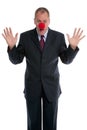 Businessman clown