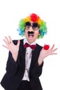Businessman clown Royalty Free Stock Photo