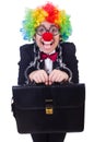 Businessman clown Royalty Free Stock Photo