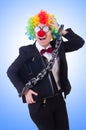 Businessman clown Royalty Free Stock Photo