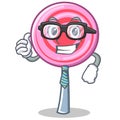 Businessman cute lollipop character cartoon