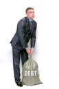 Businessman and debts.