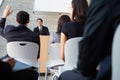 Businessman Delivering Presentation At Conference Royalty Free Stock Photo