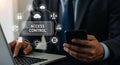 Access Control Concept Illustrating Security Measures and Data Protection with Technology Integration Royalty Free Stock Photo