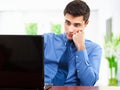 Businessman at desk