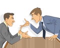 Businessman dispute in office