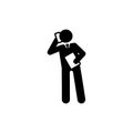 Businessman, document, phone, call icon. Element of businessman pictogram icon. Premium quality graphic design icon. Signs and