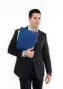 Businessman with documents