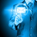 Businessman email concept Royalty Free Stock Photo