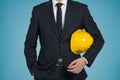 Businessman engineer Royalty Free Stock Photo