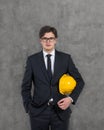 Businessman engineer Royalty Free Stock Photo