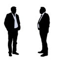 Man in a suit silhouette 