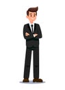 Businessman in Formal Clothes Vector Illustration