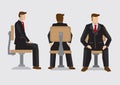 Businessman in Formal Suit Vector Illustration