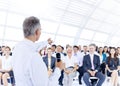 Businessman giving presentation to his Colleagues Royalty Free Stock Photo