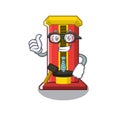 Businessman hammer game machine in the cartoon Royalty Free Stock Photo