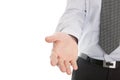 Businessman hand reaching to help or collect Royalty Free Stock Photo