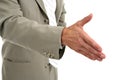 Businessman Handshake Closeup Royalty Free Stock Photo