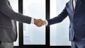 Businessman Handshake Corporate Colleagues Concept Royalty Free Stock Photo