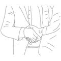 Businessman handshake for teamwork of business merger and acquisition,successful negotiate,hand shake,two businessman shake hand Royalty Free Stock Photo