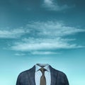 Businessman without head