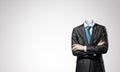 Businessman without head Royalty Free Stock Photo