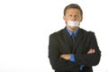 Businessman With His Mouth Taped Shut