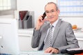 Businessman in his office Royalty Free Stock Photo