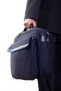 Businessman holding bag Royalty Free Stock Photo