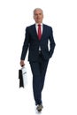 Businessman holding one hand in pocket Royalty Free Stock Photo