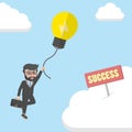 Businessman Idea to Bring The Success Illustration