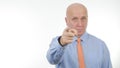 Businessman Indicate Someone Pointing with Finger