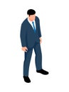 Businessman Isometric Illustration Royalty Free Stock Photo
