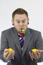 Businessman Juggling