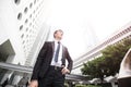 Businessman look somewhere in honkong Royalty Free Stock Photo