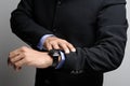 Luxury men wristwatch Royalty Free Stock Photo