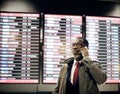 Businessman is making a call Royalty Free Stock Photo