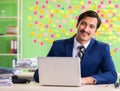 Businessman with many conflicting priorities Royalty Free Stock Photo