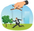Businessman marionette Royalty Free Stock Photo